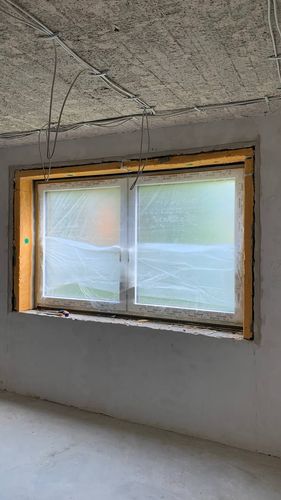 Rohbau mit Stützen